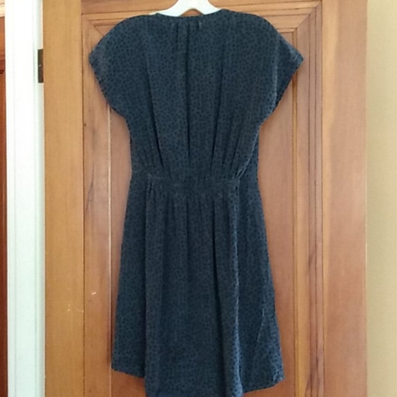 Silk Madewell dress blue womens size 4 - Picture 6 of 10